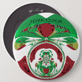 Mooi Ethiopië Lovely Hakuna Matata waar ik van hou Ronde Button 6,0 Cm (Voorkant /achterkant)