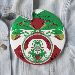 Mooi Ethiopië Lovely Hakuna Matata waar ik van hou Ronde Button 6,0 Cm