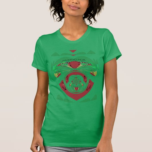 Mooi Ethiopië Lovely Hakuna Matata waar ik van hou T-shirt (Voorkant)