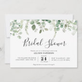 Mooi Eucalyptus groen vrijgezellenfeest Kaart (Voorkant)