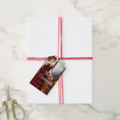 Mooi Fantasy Elf Merry kerstcadeau Label v1 Cadeaulabel (Met Touw)