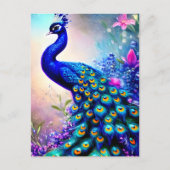 Mooi Fantasy Peacock Briefkaart (Voorkant)