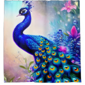 Mooi Fantasy Peacock Douchegordijn (Voorkant)