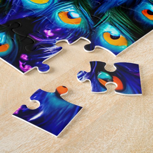 Mooi Fantasy Peacock Legpuzzel (Zijkant)