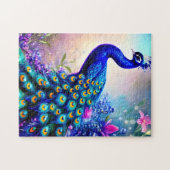 Mooi Fantasy Peacock Legpuzzel (Horizontaal)