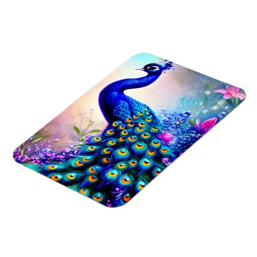 Mooi Fantasy Peacock Magneet (Linkerzijde)