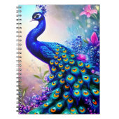 Mooi Fantasy Peacock Notitieboek (Voorkant)