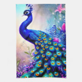 Mooi Fantasy Peacock Theedoek (Verticaal)