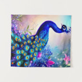 Mooi Fantasy Peacock Wandkleed (Voorkant (horizontaal))