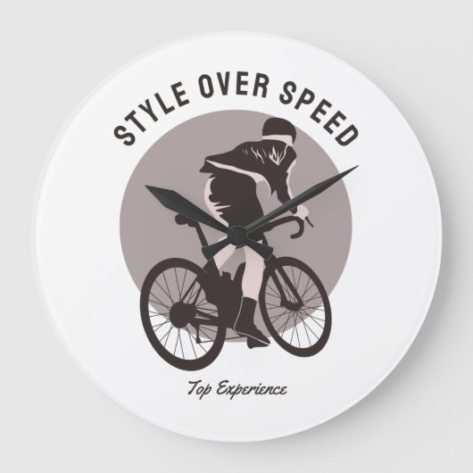 Mooi fietsontwerp - Stijl over snelheid Grote Klok (Voorkant)