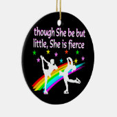 MOOI FIGUUR SKATER DUO ONTWERP KERAMISCH ORNAMENT (Rechts)