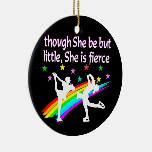 MOOI FIGUUR SKATER DUO ONTWERP KERAMISCH ORNAMENT (Rechts)