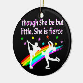 MOOI FIGUUR SKATER DUO ONTWERP KERAMISCH ORNAMENT (Links)