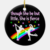 MOOI FIGUUR SKATER DUO ONTWERP KERAMISCH ORNAMENT (Achterkant)