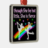 MOOI FIGUUR SKATER DUO ONTWERP METALEN ORNAMENT (Rechts)