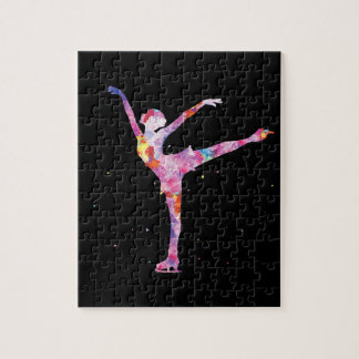 mooi figuur skater girl idee - figuur ijs legpuzzel