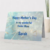 Mooi Fijne Moederdag Pleegmoeder Kaart (Voorkant)