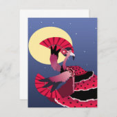 Mooi Flamenco Flamingo | Geweldige geschenk Kaart (Voorkant / Achterkant)