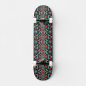 Mooi Floral Cross Stitch Embroidery Pattern Persoonlijk Skateboard (Voorkant)
