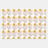 Mooi Floral inpakpapier Vel (Voorkant 3)