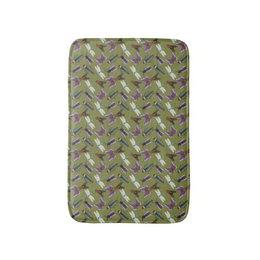 Mooi Floral Pattern Badmat (Voorkant Verticaal)