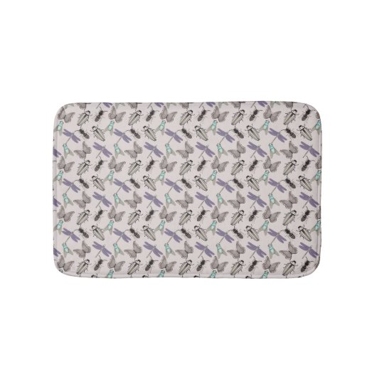 Mooi Floral Pattern Badmat (Voorkant)