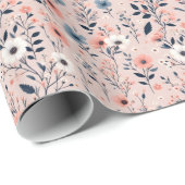 Mooi Floral Pattern Cadeaupapier (Rol Hoek)