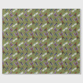 Mooi Floral Pattern Cadeaupapier (Vlak)