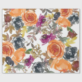 Mooi Floral Pattern Cadeaupapier (Vlak)