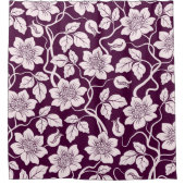 Mooi Floral Pattern Douchegordijn (Voorkant)