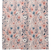 Mooi Floral Pattern Douchegordijn (Voorkant)