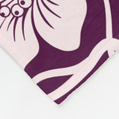 Mooi Floral Pattern Fleece Deken (Hoek)