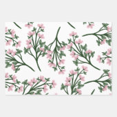 Mooi Floral Pattern Inpakpapier Vel (Voorkant)