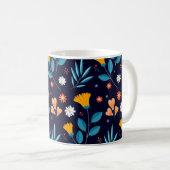 Mooi Floral Pattern Koffiemok (Voorkant rechts)