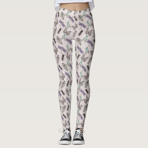 Mooi Floral Pattern Leggings