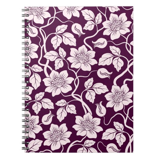 Mooi Floral Pattern Notitieboek (Voorkant)