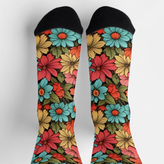 Mooi Floral Pattern Sokken (Top)