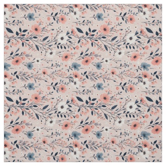 Mooi Floral Pattern Stof (Swatch)
