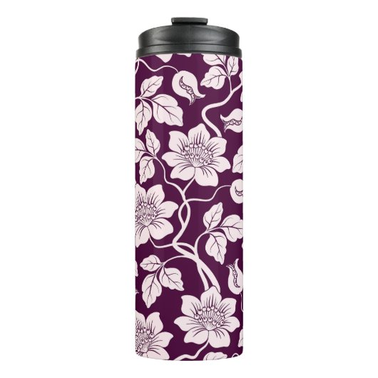 Mooi Floral Pattern Thermosbeker (Voorkant)
