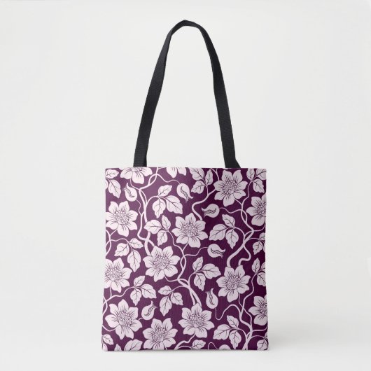 Mooi Floral Pattern Tote Bag (Voorkant)