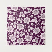 Mooi Floral Pattern Wandkleed (Voorkant)