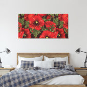 Mooi Floral Sketch Canvas Afdruk (Insitu (Slaapkamer))