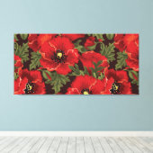 Mooi Floral Sketch Canvas Afdruk (Insitu (Houten vloer))