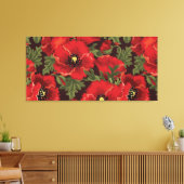 Mooi Floral Sketch Canvas Afdruk (Insitu (Woonkamer))