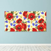 Mooi Floral Sketch Canvas Afdruk (Insitu (Houten vloer))