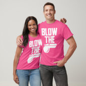 Mooi fluitvolleybal blazen het fluitje slecht verw t-shirt (Unisex)