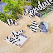 Mooi Fort Lauderdale, Florida, Verenigde Staten Legpuzzel (Zijkant)