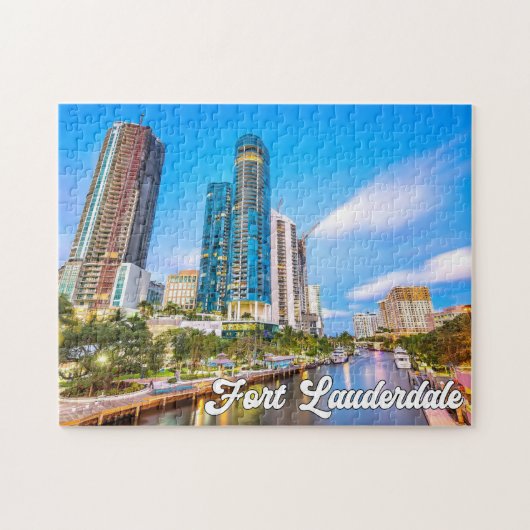 Mooi Fort Lauderdale, Florida, Verenigde Staten Legpuzzel (Horizontaal)