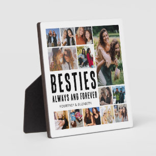 Mooi foto collage bord 'Beste vriendinnen altijd & Fotoplaat