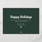 Mooi foto prettige feestdagen bericht (Achterkant)